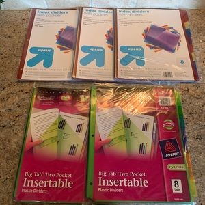 Five Index Divider Packs